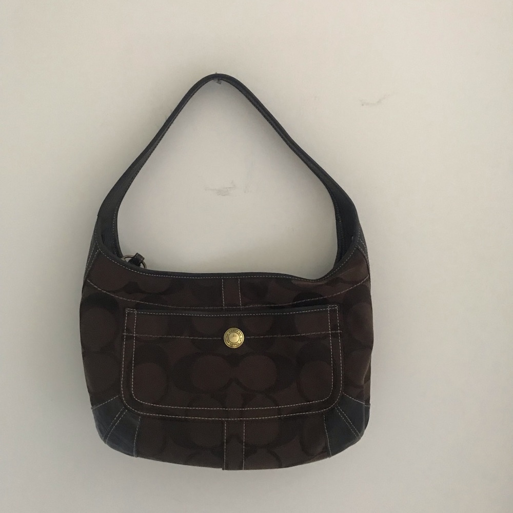Coach purse brown